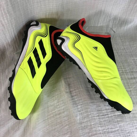 Adidas Turf Copa Sense.3 Soccer/Football Shoes M Sz 7/W Sz 8 Neon Yellow Lt Wt - Picture 7 of 11